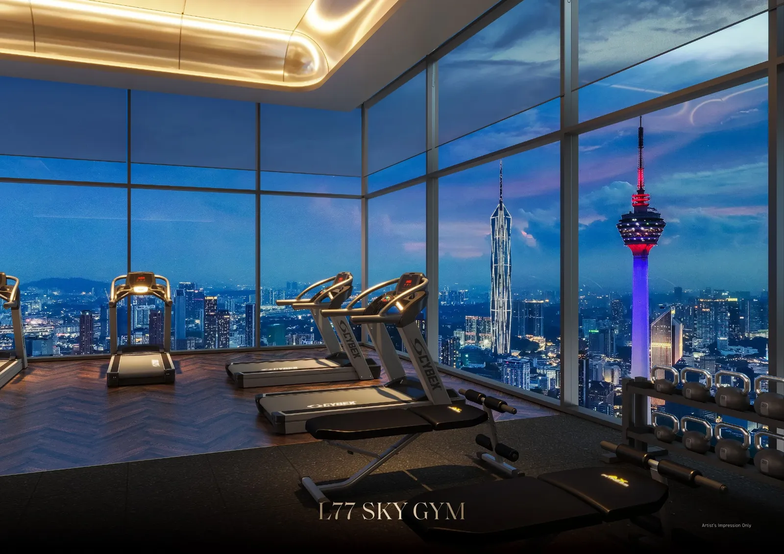 Armani Hallson KLCC — L77 Sky Gym, SOVO Towers