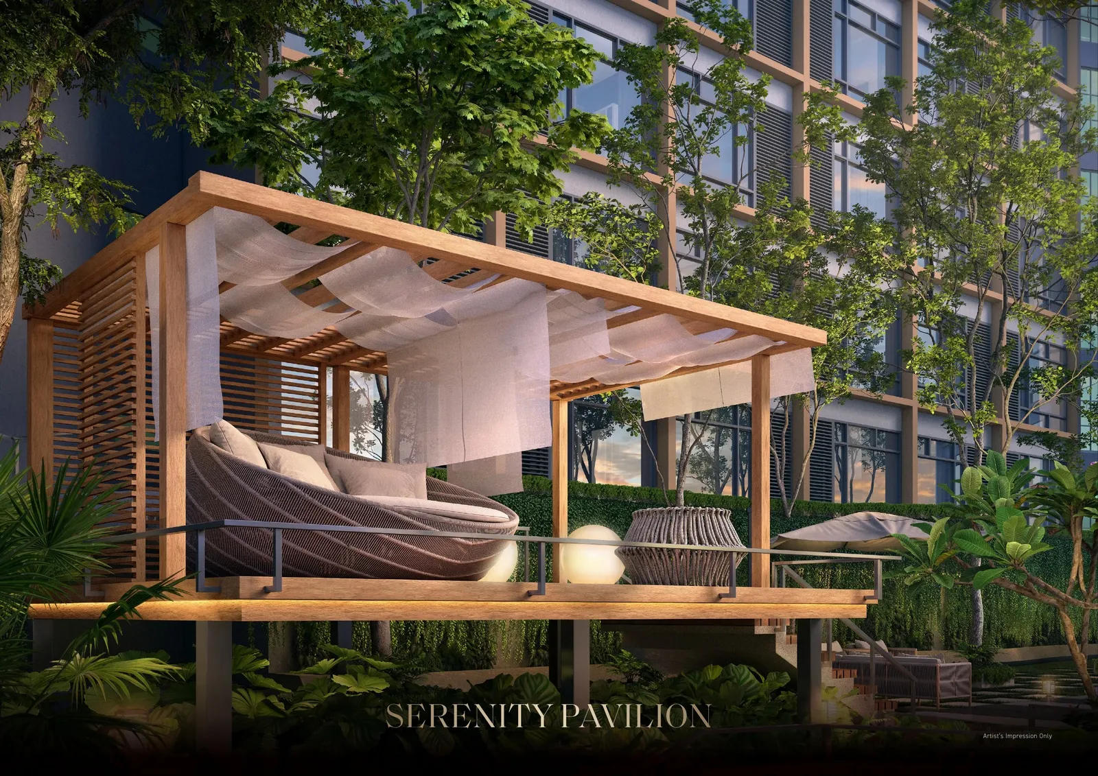 Armani Hallson KLCC — Serenity Pavilion, Level 10 Garden Deck